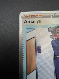 Pokemon Amarys TCG 170/131 Sv: Prismatic Evolutions 2025 Holo Card Sir - Image 3