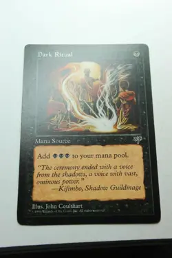 MTG Dark Ritual x1- -Mirage-Lightly Played - Image 1