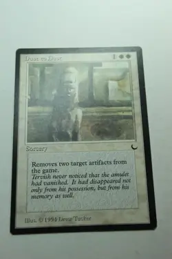MTG Dust to Dust x1- -The Dark-Lightly Played - Image 1