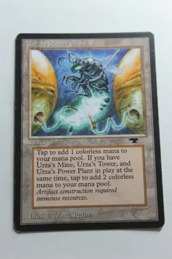 MTG Urza's Power Plant (Bug) x1- -Antiquities-Lightly Played - Image 1