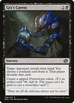Magic the Gathering (mtg): BRO: Gix's Caress - Foil - Image 1