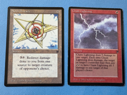 MTG Legends Edition, Nova Pentacle and Chain Lightning! 1994 Vintage Magic! - Image 1