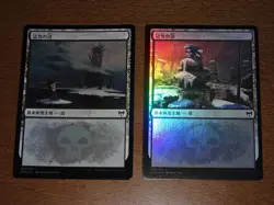 FOIL Lands lot Snow-Covered Kaldheim Japanese x10 mtg SP,MP [FC] C - Image 4