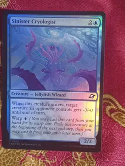 FOIL Sinister Cryologist Edge of Eternities Magic The Gathering MTG jellyfish - Image 1