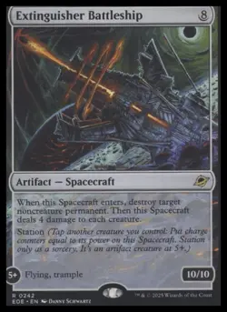 Extinguisher Battleship NM MTG Edge of Eternities Rare English - Image 1