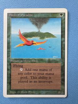 MTG Unlimited Edition, Birds of Paradise! 1993 Vintage Magic! - Image 1