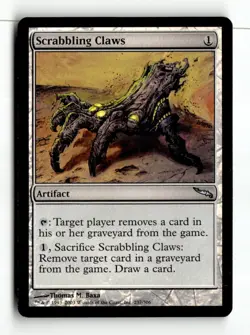 MTG Foil Scrabbling Claws - Mirrodin Moderately Played English - Image 1