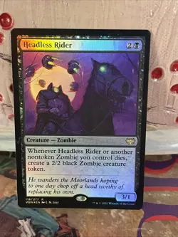 Headless Rider 1x FOIL MtG FOIL ReSale Promo SP/NM - Image 1