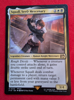 Squall, SeeD Mercenary R FINAL FANTASY 243 NM Non-Foil MTG - Image 1