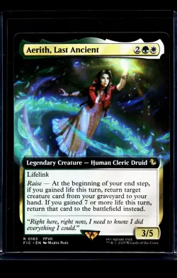Magic The Gathering FIC Final Fantasy Commander Extended Art Aerith Last Ancient - Image 1