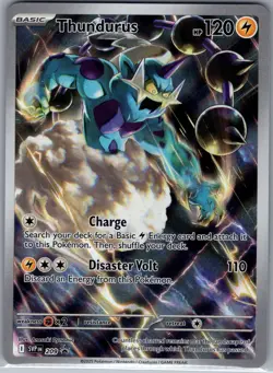 Thundurus - SVP 209 SV: Scarlet & Violet Promo Cards - Pokemon Card - NM - Image 1