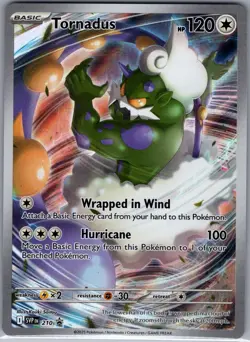 Tornadus SVP 210 SV: Scarlet & Violet Promo Cards - Pokemon Card - NM - Image 1