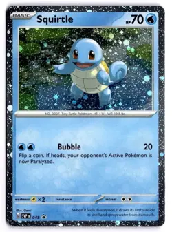 Pokemon TCG - Squirtle - 048 Cosmos Holo - SV: Scarlet & Violet Promo Cards NM - Image 1