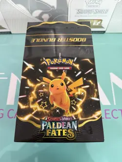 Pokemon TCG Scarlet & Violet Paldean Fates Booster Bundle Display Factory Sealed - Image 1
