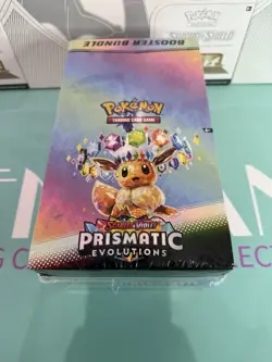 Pokemon Scarlet and Violet Prismatic Evolutions Booster Bundle Factory Sealed - Image 1