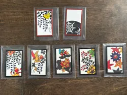 2013 Japanese Pokemon Hanafuda Kanto Lot X5 (Plus 2 Mario) - MINT 7 Cards Total - Image 1