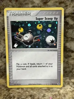 Pokemon - Super Scoop Up FireRed & LeafGreen 99/112 Reverse Holo w/ Swirl - HP - Image 1