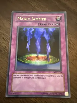 Yu-Gi-Oh! Magic Jammer MRD-128 Ultra Rare Unlimited Holo LP 1996 - Image 1