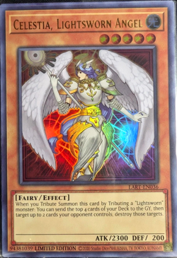 Celestia, Lightsworn Angel LART-EN036 Lost Art Promotion Limited Edition YuGiOh - Image 1