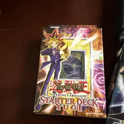 Yu-Gi-Oh Starter Deck Yugi - 1996 English Sealed - Square Konami Logo Vintage - Image 1
