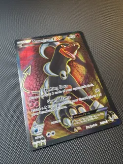 🔥 Houndoom EX (Full Art) 153/162 Breakthrough Holo Rare Pokemon Card Lp/mp 🔥 - Image 2
