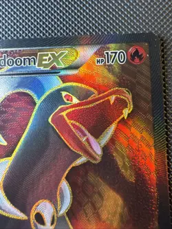 🔥 Houndoom EX (Full Art) 153/162 Breakthrough Holo Rare Pokemon Card Lp/mp 🔥 - Image 5
