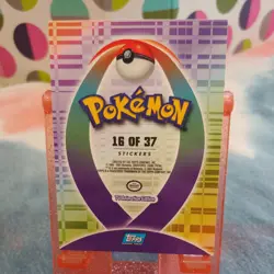 Vintage Slugma #218 Johto Topps Pokemon Sticker Chase Card 16 of 37 - Image 2