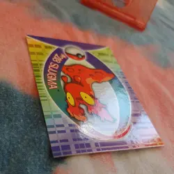 Vintage Slugma #218 Johto Topps Pokemon Sticker Chase Card 16 of 37 - Image 3