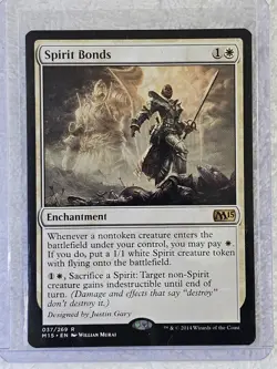 MTG Spirit Bonds #37 Magic 2015 (M15) Magic the Gathering Card Rare NM - Image 5
