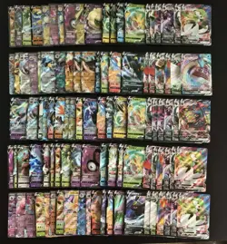 100 Lot Pokemon TCG Chinese Card RR RRR VMAX Leafeon Umbreon Flareon A38 SQ - Image 1