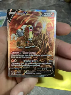 Entei v GG36/GG70 Crown Zenith Galarian Gallery Holo Card Near Mint Ultra Rare - Image 1