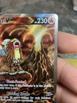 Entei v GG36/GG70 Crown Zenith Galarian Gallery Holo Card Near Mint Ultra Rare - Image 2