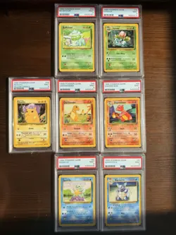 Pokemon Game - All PSA 9 Graded Card Lot - 7 Cards In Lot - Image 1
