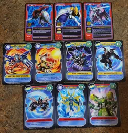 Vintage Digimon D-Tector Cards Lot - Image 1