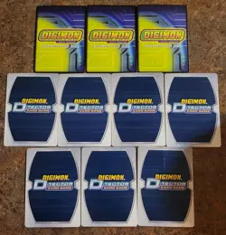 Vintage Digimon D-Tector Cards Lot - Image 3