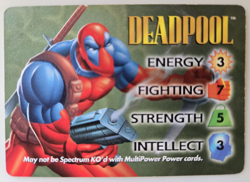 Vintage Marvel Overpower CCG Deadpool 2 Hero + 2 Specials14 Card Lot - Image 2