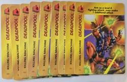 Vintage Marvel Overpower CCG Deadpool 2 Hero + 2 Specials14 Card Lot - Image 4