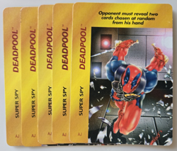 Vintage Marvel Overpower CCG Deadpool 2 Hero + 2 Specials14 Card Lot - Image 5