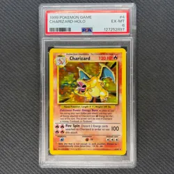 Charizard Holo 2/102 1999 Pokemon Card PSA 6 Base Set Unlimited TCG CCG WOTC - Image 4