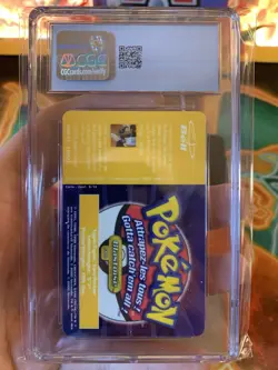 2000 Pokemon Bell Phone Card Blastoise #09 - CGC 7 Near Mint POP 2 - Image 3