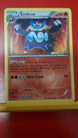 Emboar 100/99 Next Destinies Holo Pokemon 2012 Card TCG - Image 2
