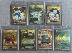 Lot of 22 Gold Secret Rare Full Art Pokemon Card Collection Mint/NM - Image 2
