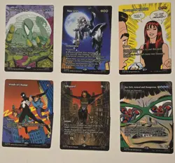 MTG - Regular Borderless Marvel's Universe Eternal-Legal Cards - Lot Of 6 - Image 1