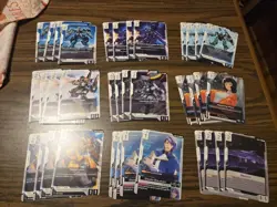 Gundam Card Game GD02 Dual Impact UC/C Uncommon and Common Playset 4x of Each - Image 1