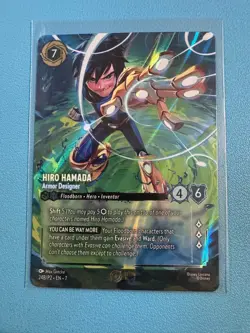 Disney Lorcana Hiro Hamada Enchanted Promo Championship Card 24B/P2 EN 7 - Image 1