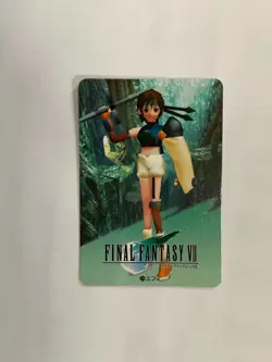 Yuffie Kisaragi FINAL FANTASY VII FF7 SQUARE japanese 1997 card Bandai F/S 29 - Image 2