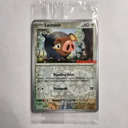 Pokemon Trading Card TCG Scarlet & Violet GameStop Promo Stamped Lechonk 154/198 - Image 1
