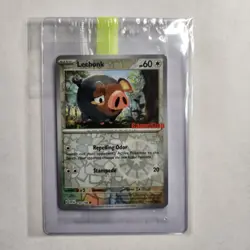 Pokemon Trading Card TCG Scarlet & Violet GameStop Promo Stamped Lechonk 154/198 - Image 3