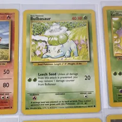 Vintage Pokemon Card Lot (15) - WOTC Base Set Unlimited LP-MP+ - Image 4