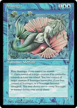 SEASINGER x4 mtg EX/NM Fallen Empires 4 Unc UNPLAYED - Image 1